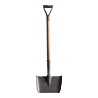 AI generated A shovel is leaning isolated on transparent background png