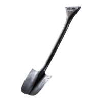 AI generated A shovel is leaning isolated on transparent background png