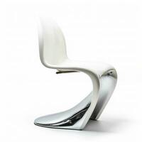 AI generated modern chair isolated photo