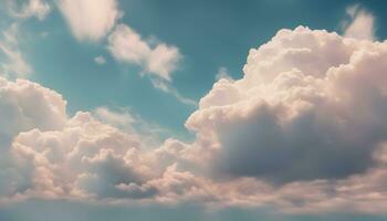 AI generated a large cloud formation is seen in the sky photo