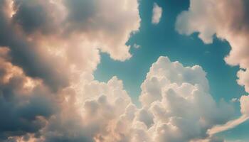 AI generated a photo of clouds in the sky