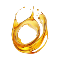 AI generated Abstract lubricant oil isolated on transparent background png