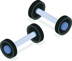 Isometric Dumbbell Pair vector