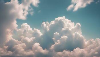 AI generated a large cloud formation is seen in the sky photo