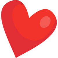 rosso il cuore png