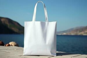 AI generated tote bag Mockup photo