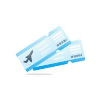 Plane paper ticket icon. plane ticket gradient icon. vector