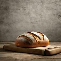 AI generated Delectable fresh bread photo