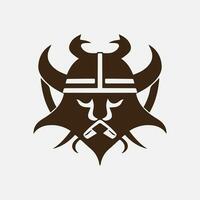 Viking logo design vector template