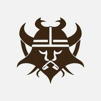 Viking logo design vector template