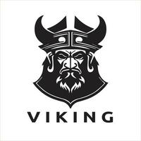 vikingo logo diseño vector modelo