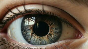 AI generated eye hyper-realistic illustration photo