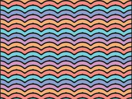 Colorful curvy line vector background fabric design