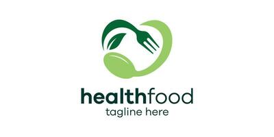 logo design health food icon,symbol. vector