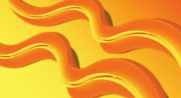 Abstract Background fluid with yellow color vector