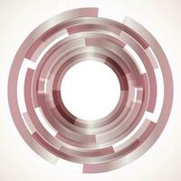 Geometric frame from circles, vector abstract background, wallpaper