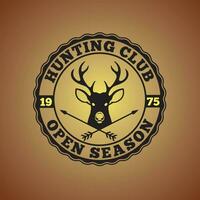 Hunting Logo Badge and Sticker vector