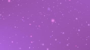 Clean purple particles sparkle bokah dust abstract background video