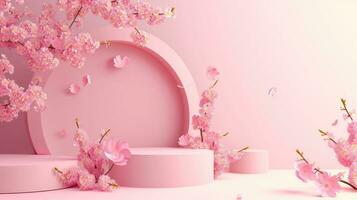 AI generated 8 march poster template with large copy space for text photo