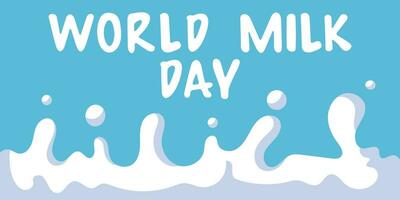 1World Milk Day vector