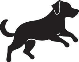 silhouette of a dog vector