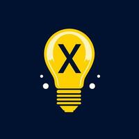 AI generated Crypto ideas strategies filled colorful initial logo idea. Innovative approach. Letters inside light bulb shape. Graphic design vector