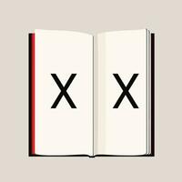 AI generated History podcast filled colorful initial logo idea. Conversation with historian. Talk show about old times. Letters inside open book shape. Graphic design vector
