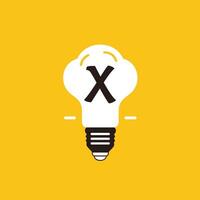AI generated Avant garde bakery food truck filled colorful initial logo idea. Innovation in cuisine. Letters inside lightbulb with chef toque shape. Graphic design vector