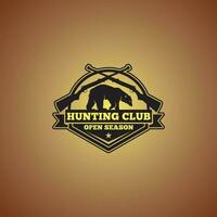 Hunting Badge and Logo vector