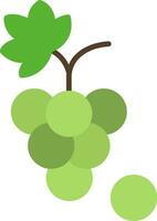 Grapes Flat Icon vector