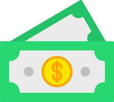 Paper Currencies Flat Icon vector