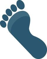 Footprint Flat Icon vector