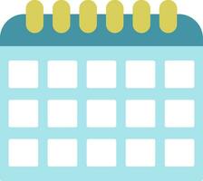 Calendar Flat Icon vector