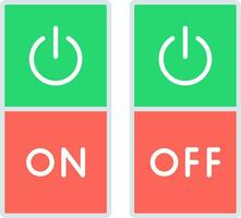 Switch Flat Icon vector