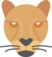 Cheetah Flat Icon vector