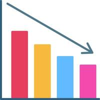 Loss Flat Icon vector