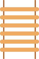 Step Ladder Flat Icon vector