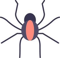 Spider Flat Icon vector