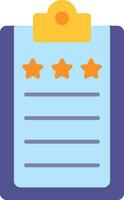 Evaluation Flat Icon vector
