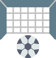 Goal Post Flat Icon vector