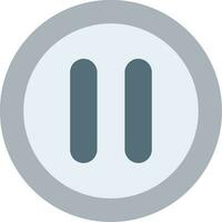 Pause Flat Icon vector