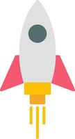 Rocket Flat Icon vector