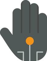 Wired Glove Flat Icon vector