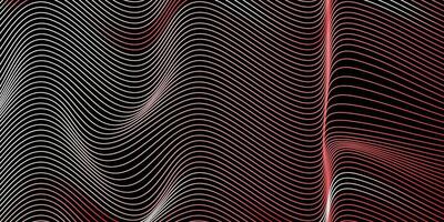 Abstract curved wavy lines pattern vector illustration.