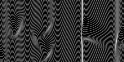 Abstract curved wavy lines pattern vector illustration.