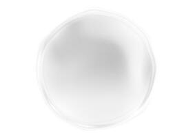 Abstract white grey glossy liquid circle abstract background vector