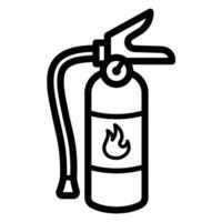 fuego extintor icono para gráfico y web diseño vector