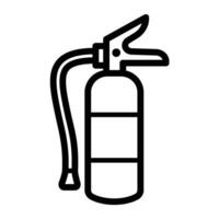 fire extinguisher icon for graphic and web design vector