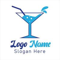 Soft drinks logo design vector template