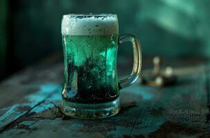 AI generated st patrick's day st patrick's day beer photo